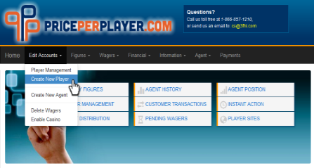 How to Create a Betting Account for your players
